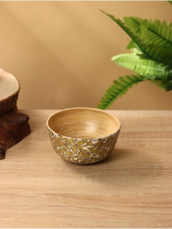 Миска 10х10х5 см, бамбук