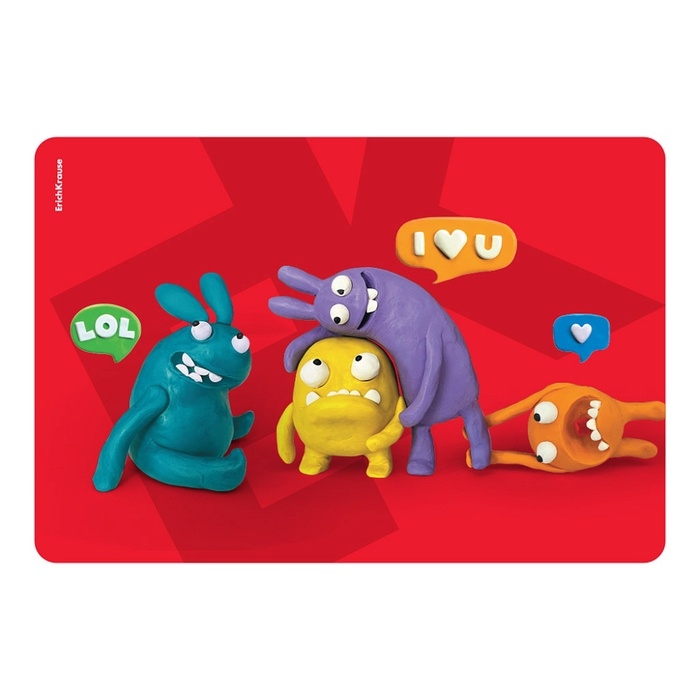 Подкладка настольная А3 (430 х 290 мм), ErichKrause "Jolly Friends", пластиковая