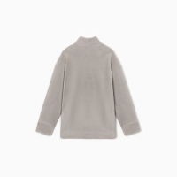 Свитшот флисовый детский MINAKU: Fleece Soft, цвет серый, рост 140 см