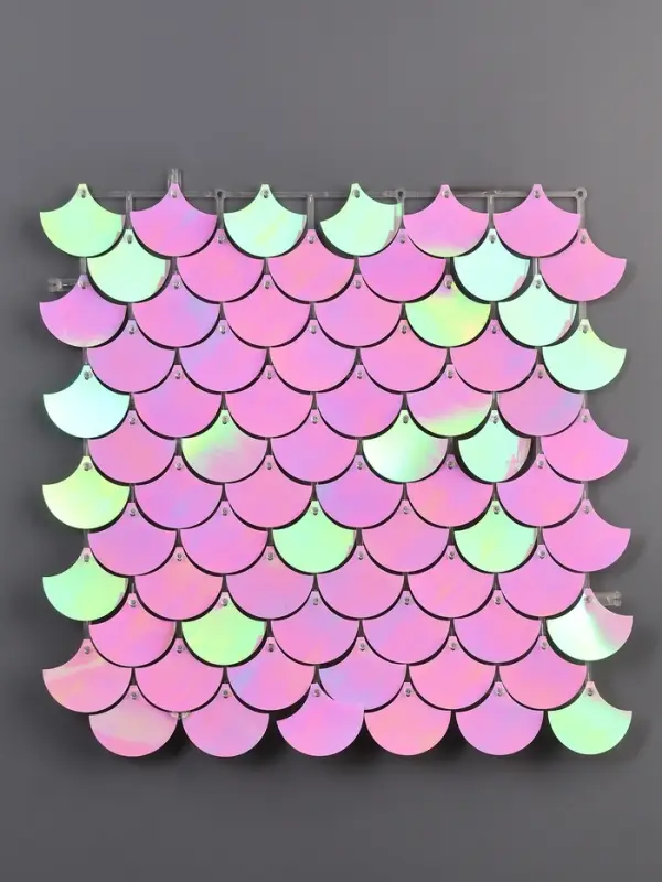 Панель с пайетками для фотозоны 30*30 см голография