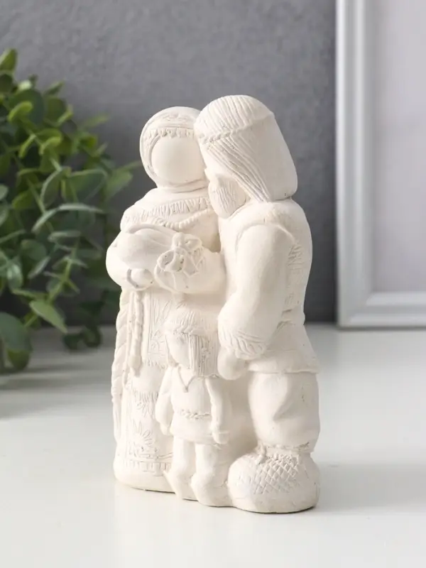 Фигура &laquo;Семейный оберег&raquo;, 14&times;8.5&times;6 см, натуральный