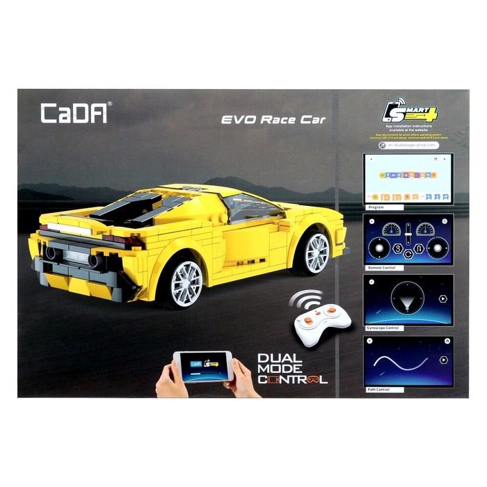 Конструктор радиоуправляемый &laquo;Спорткар&raquo;, 289 деталей, 2 варианта управления