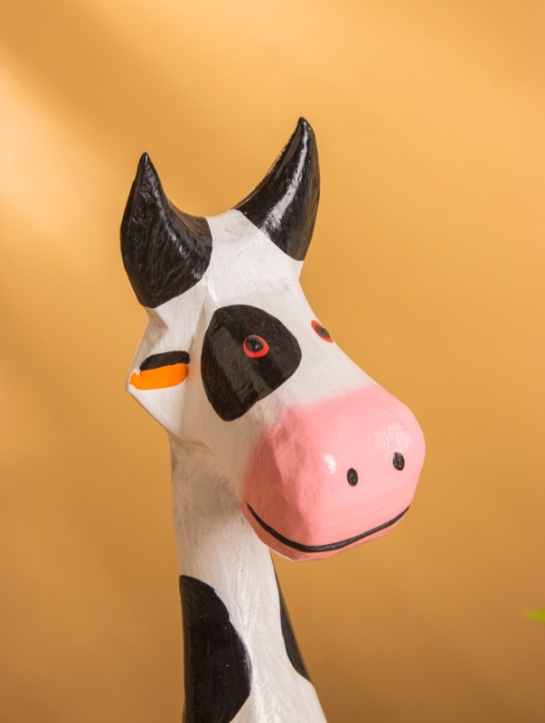 Сувенир "Коровка" дерево 10х7х30 см