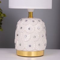 Лампа настольная "Букет" 1х40Вт Е14 белый 14,5х14,5х30см МОДЕЛЬ: Лампа настольная "Букет" 1х40Вт Е14 белый 14,5х14,5х30см МОДЕЛЬ: