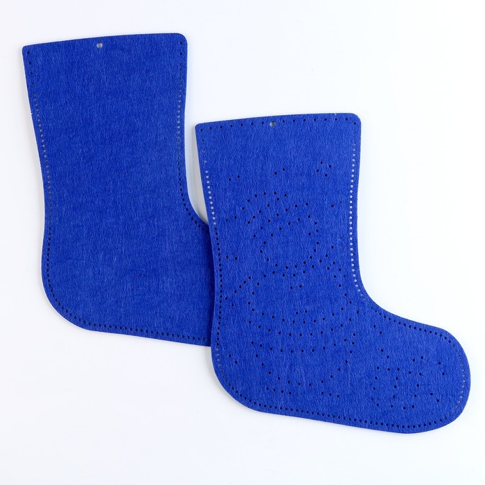 Новогондний набор для шитья. Носок из фетра &laquo;Новый год! Снеговичок&raquo;, 18 х 27 см