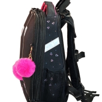 Рюкзак каркасный, школьный, 38&times;30&times;16 см, эргономичная спинка &laquo;Неоновый медведь&raquo;