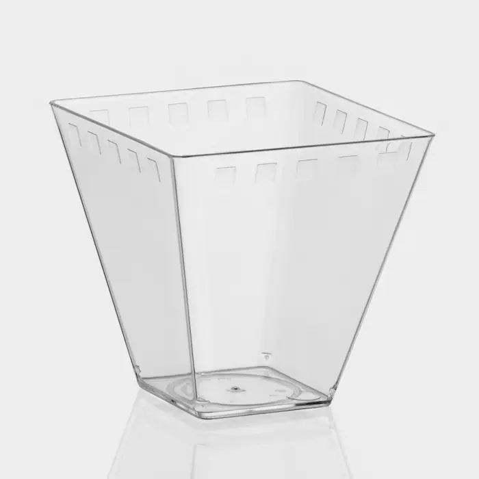 Форма пластиковая одноразовая для фуршета &laquo;Брюссель&raquo;, 150 мл, прозрачая