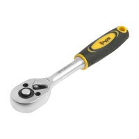 Набор торцевых головок ТУНДРА, трещотка, CrV, 1/4", 4 - 13 мм, 12 предметов