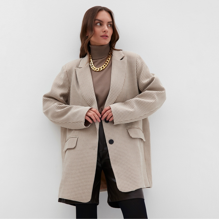 Пиджак женский MIST, one size, бежевый