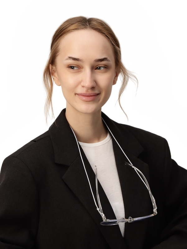 Шнурок для очков на шею 70 см силиконовый, серый