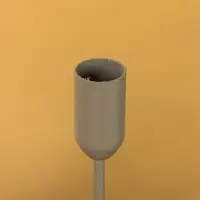 Подсвечник на 1 свечу текстурный "Графитовый" 8х8х25,5 см