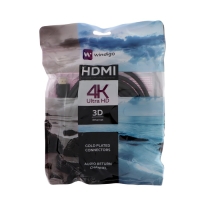 Кабель HDMI Windigo, HDMI(m)-HDMI(m), v 1.4, 3 м, позолоченные разъемы, 3D, 4K, черный