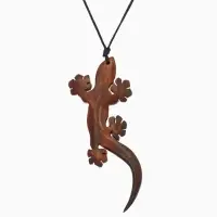 Украшение "Ящерица" дерево соно