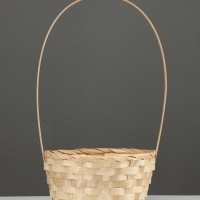 Корзина плетёная, 20×20×9 см, ручка h=25 см, ива, красная Корзина плетёная, 20×20×9 см, ручка h=25 см, ива, красная