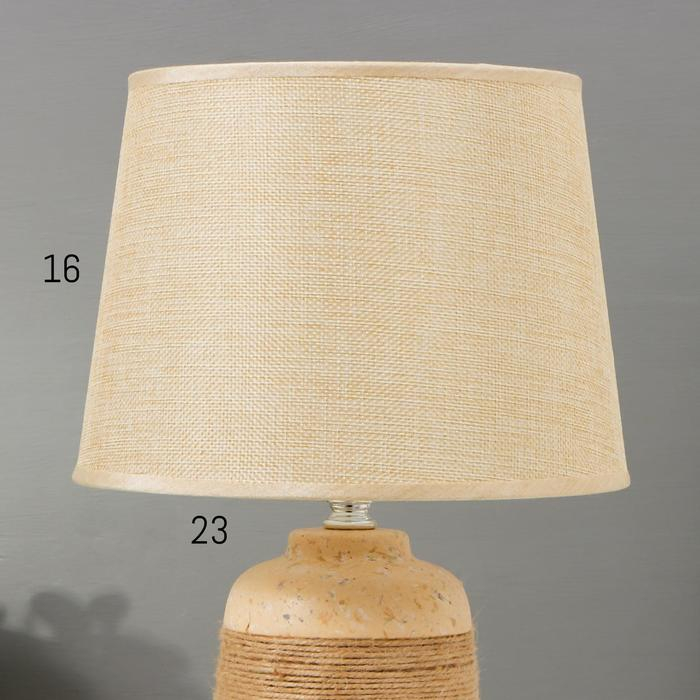 Лампа настольная 16351/1 E14 40Вт бежевый 22х22х37 см RISALUX