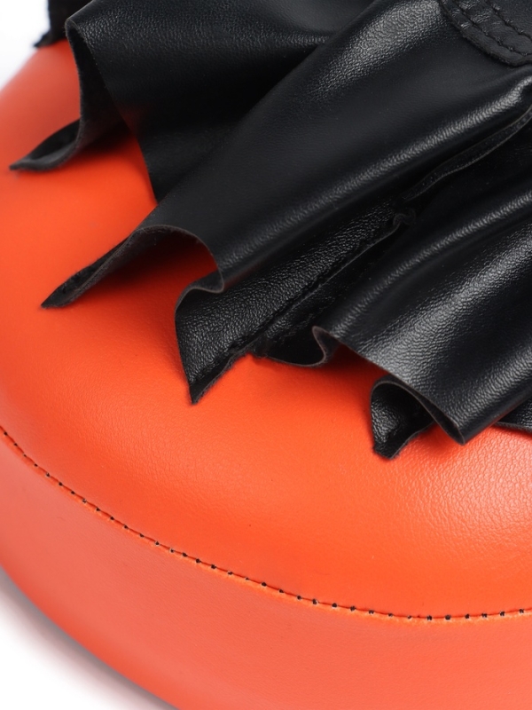 Лапы боксерские мини (тактические) FIGHT EMPIRE, PUNCH, чёрно-оранжевые, пара