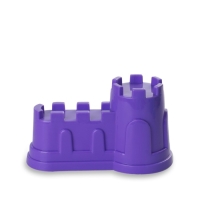 Набор для игры в песке №29: ведро-крепость, совок, грабли, 3 формочки, лейка