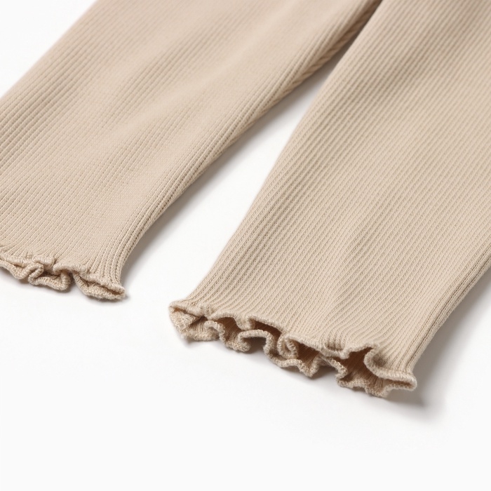 Комплект (лонгслив и брюки) для девочки MINAKU, цвет бежевый, рост 62-68 см Комплект (лонгслив и брюки) для девочки MINAKU, цвет бежевый, рост 62-68 см