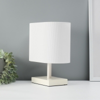 Светильник настольный "Консул" 1х40Вт Е27 белый 25х13х29см Светильник настольный "Консул" 1х40Вт Е27 белый 25х13х29см