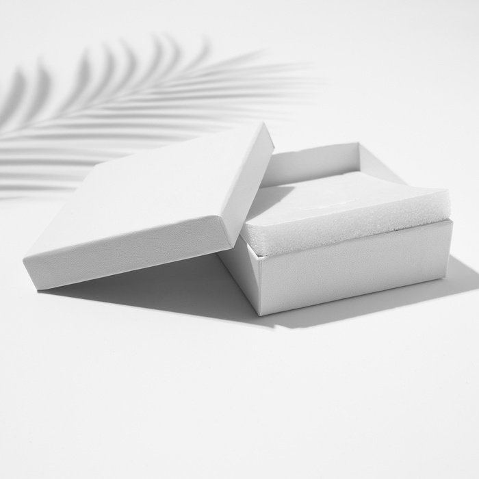 Коробочка подарочная под набор &laquo;Минимал, 9&times;9 см, цвет белый (размер полезной части 8,5&times;8,5 см)