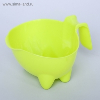Ванночка &laquo;Буль-Буль&raquo;, со сливом, 84,5 см., цвет лайм, ковш МИКС