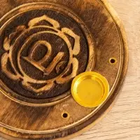 Подставка под благовония "Чакра" дерево 10 см