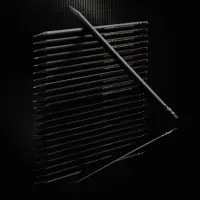 Карандаш простой Hand Friend с ластиком, черный