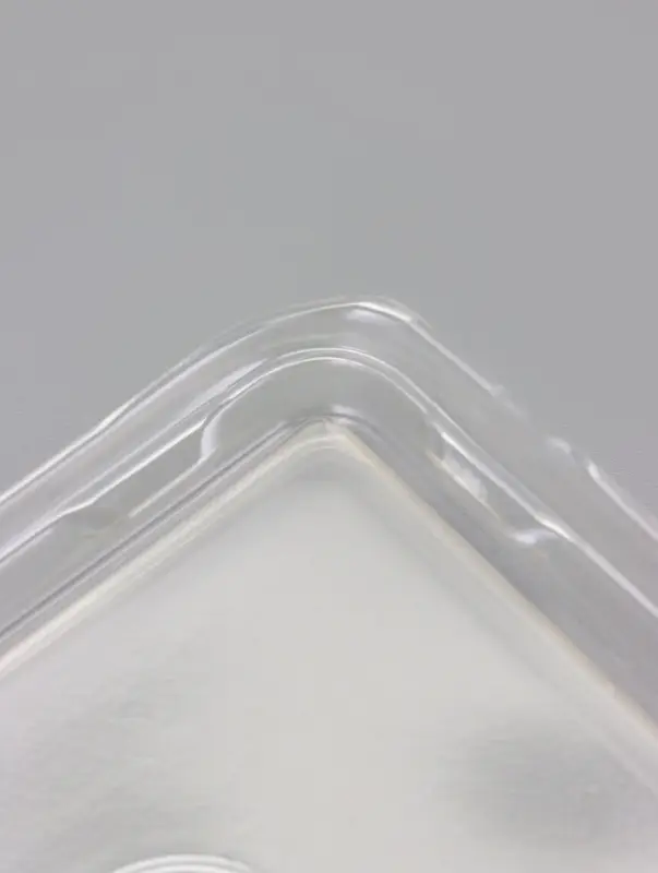 Контейнер с плоской крышкой, черный 1 л, 20 х 14 х 5,5 см