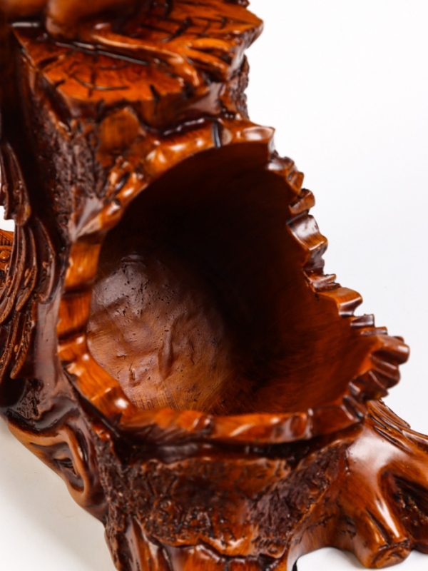 Подставка для бутылки "Павлин" под дерево, 23х15х33см