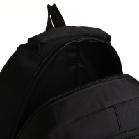 Рюкзак школьный на молнии, 4 кармана, цвет чёрный/зелёный Рюкзак школьный на молнии, 4 кармана, цвет чёрный/зелёный