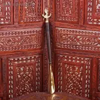 Ложка для обуви &laquo;Якорь&raquo;, 51&times;5.5&times;2.5 см, латунь