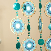 Ловец снов "Чистота разума" текстиль, ротанг 50х2х100 см Ловец снов "Чистота разума" текстиль, ротанг 50х2х100 см