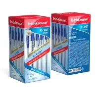 Ручка шариковая автоматическая ErichKrause R-301 MATIC, узел 1.0 мм, цвет чернил синий, длина непрерывной линии письма 2000 метров