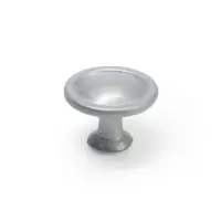 Ручка-кнопка ТУНДРА РК118SN, d=30 мм, матовый никель