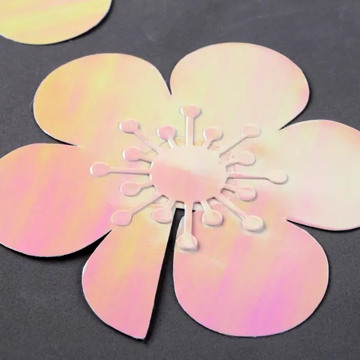 Топпер для торта &laquo;Цветы&raquo;, розовый