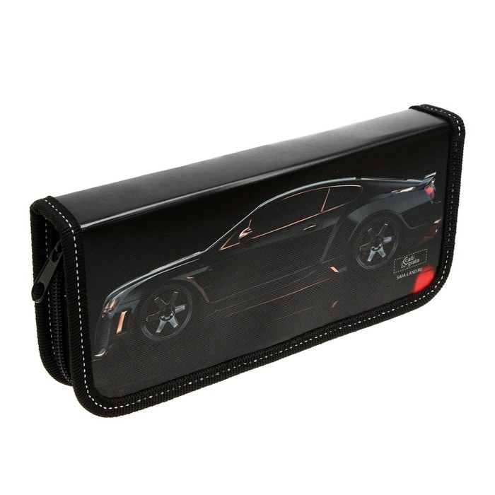 Пенал 1 секция, 90 х 195 х 25 мм, Calligrata Пенал 1 секция, 90 х 195 х 25 мм, Calligrata "Тачка", ламинированный картон