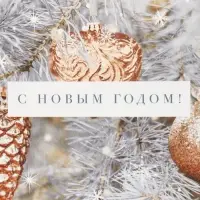 Коробка подарочная новогодняя складная &laquo;Снежные шары&raquo;, 14 х 10 х 5 см