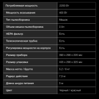 Пылесос HYV-B4995 2220Вт