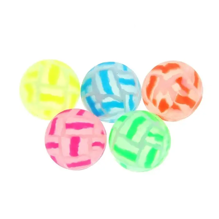 Мяч каучуковый &laquo;Трещины&raquo;, 2,5 см, цвета МИКС