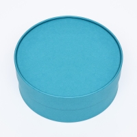 Подарочная коробка "Нежность" сине-травяной, завальцованная без окна, 21 х 8 см