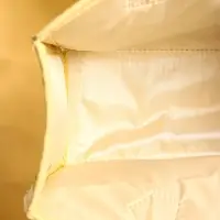 Сумка плетёная на застёжке из пандана, 35&times;12&times;40 см, жёлтая