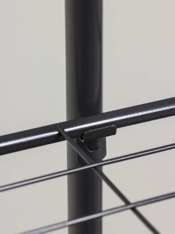 Подставка для цветов Greengo, 5 полок, 44 &times; 22 &times; 95 см, напольная, металл, тёмно-серая