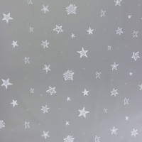 Пленка для цветов матовая, "Звездочки", белый, 0,6х9м &plusmn;5%