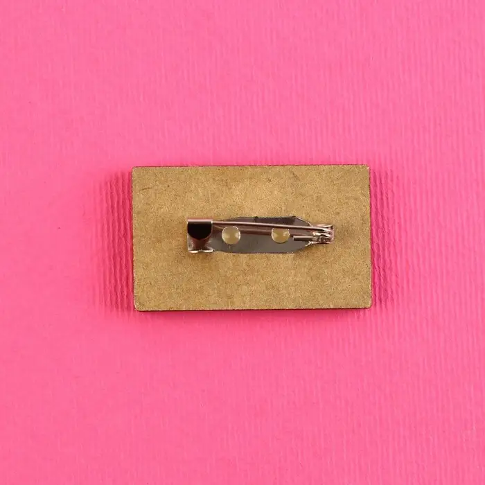 Значок деревянный Anime is my life, аниме, 3.3&times;2 см