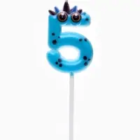 Свеча для торта цифра 5 &laquo;Зверюшка&raquo;, 5 см