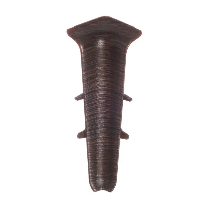 Угол внутренний для плинтуса &laquo;Деконика&raquo;, 85 мм, цвет 303 венге темный