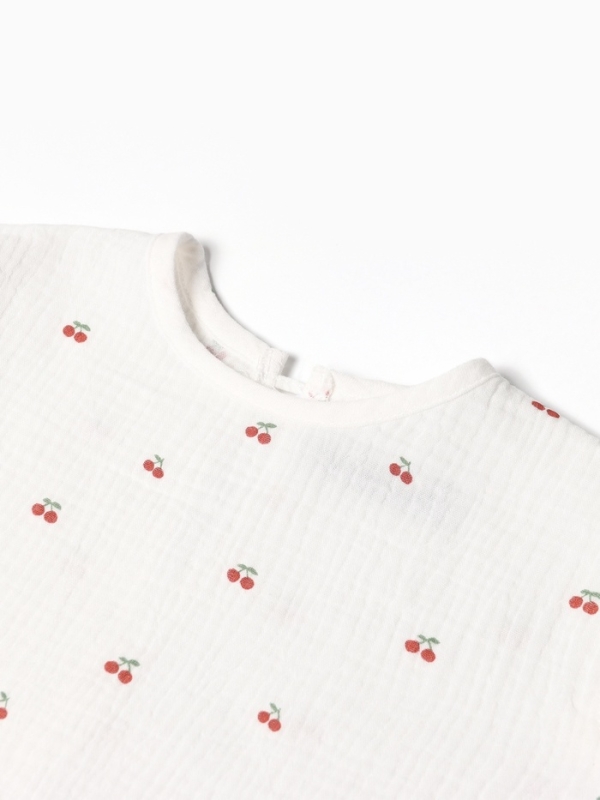 Пижама детская (футболка и брюки) KAFTAN "Вишенки" р.36 (134-140 см)