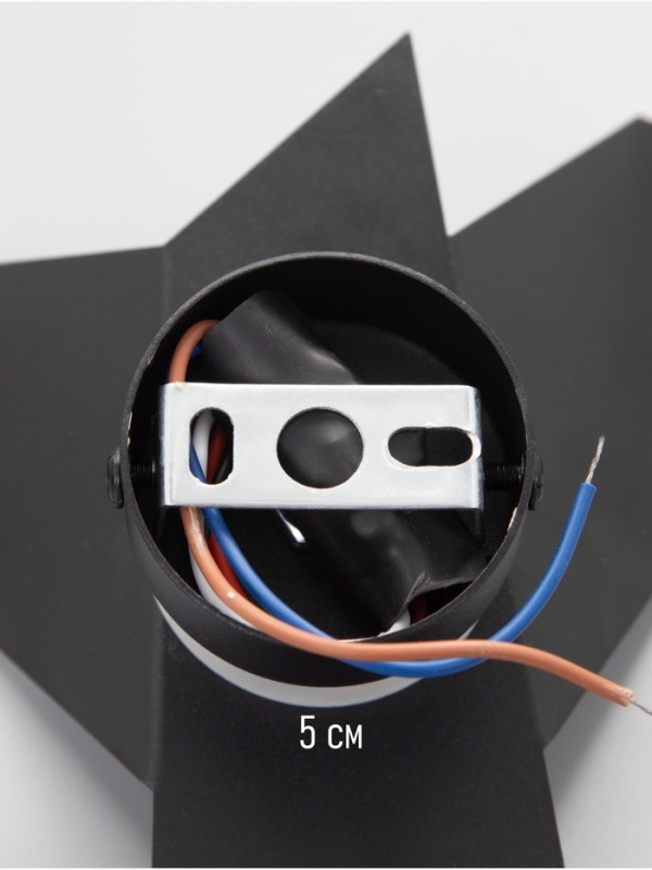 Светильник Crow 1х10Вт GU10 черный 35х18х10см