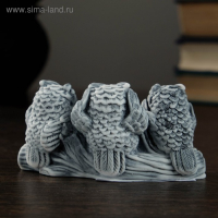 Сувенир "Три совы" 10см Сувенир "Три совы" 10см