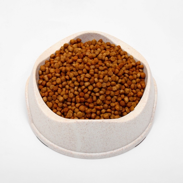 Миска бамбуковая 400 мл, 17 х 6 см, белая